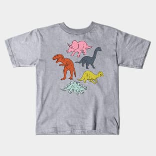 Plastic Toy Dinosaurs Kids T-Shirt